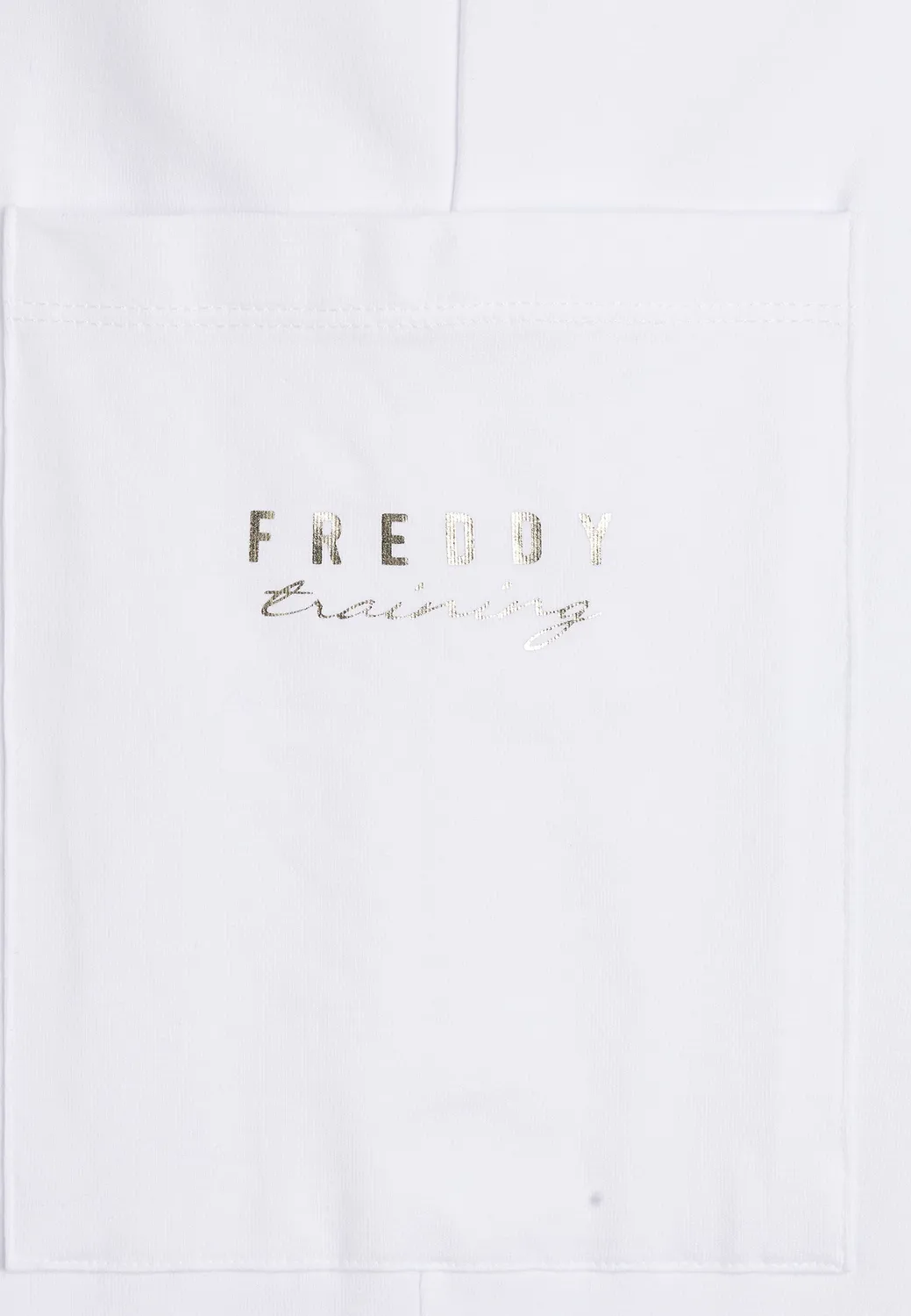 Freddy Trainingshose Damen Schwarz Blumenbund Taschen