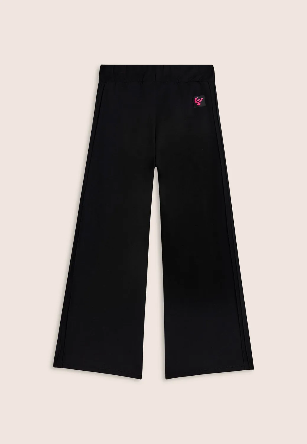 Freddy Kinder Sporthose Wide Leg Baumwolle Schwarz