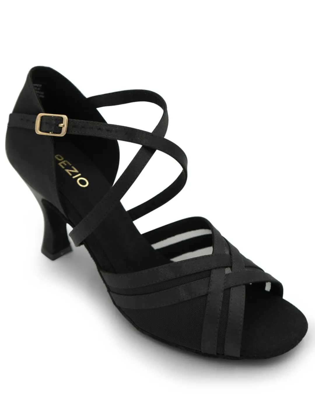 Capezio Paola BR4007W Ballroomschuhe Schwarz 6,4 cm