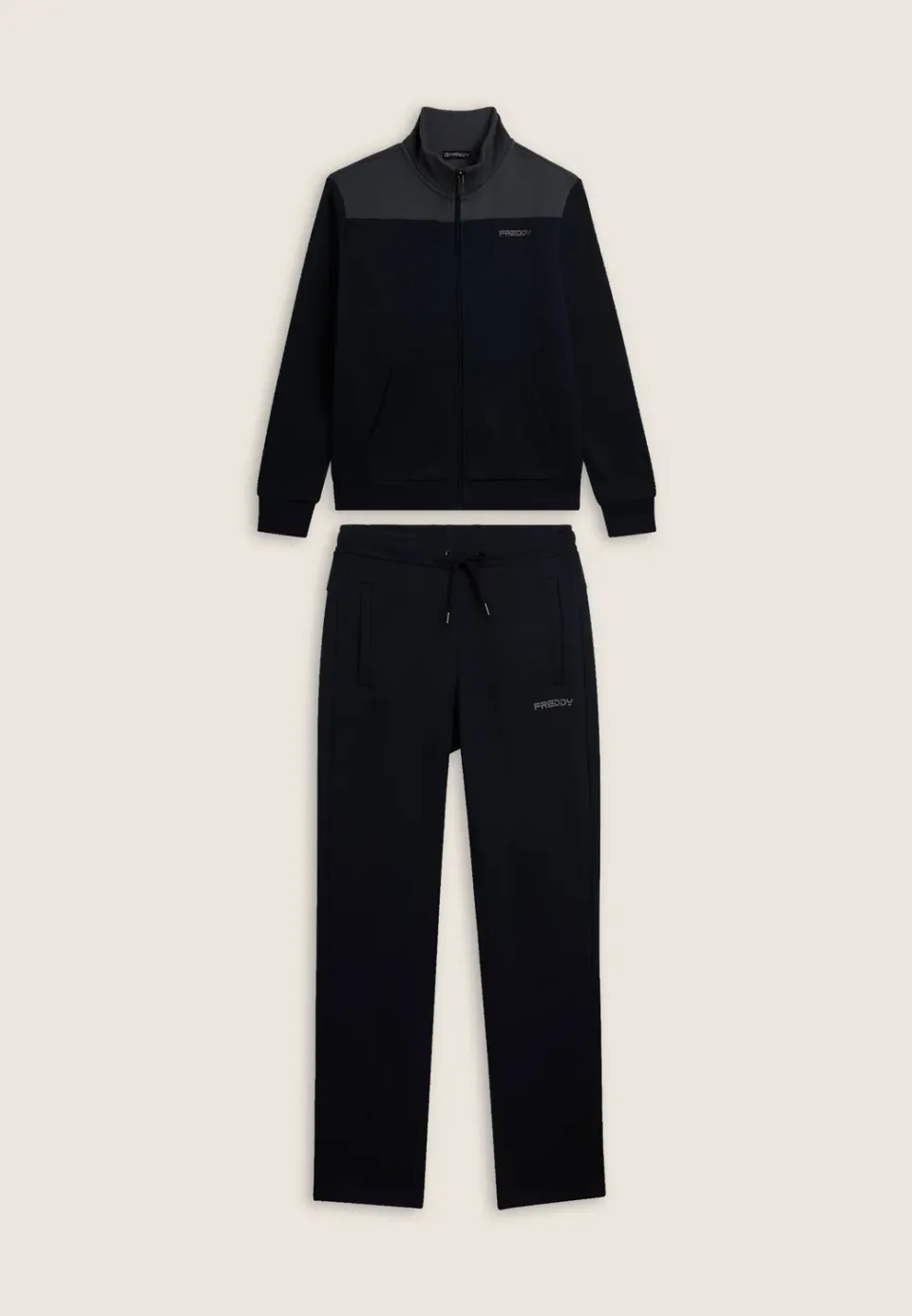 Freddy Trainingsanzug Full-Zip Dark Sapphire Fleece