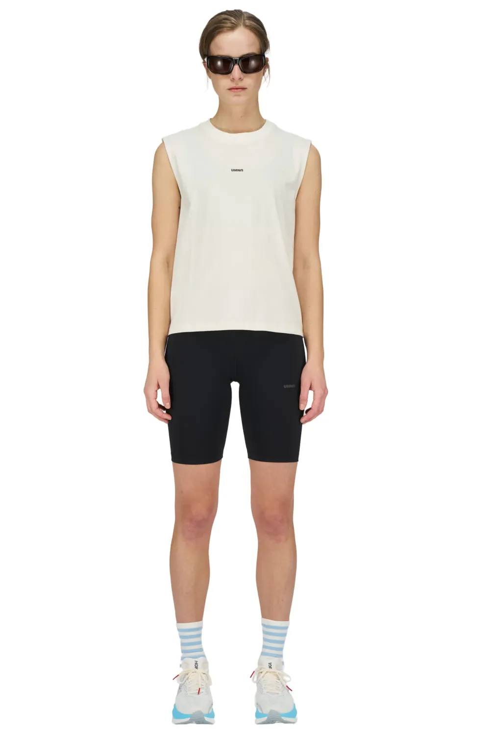 UNNA Flex Tank Top Vanilla White Bio-Baumwolle