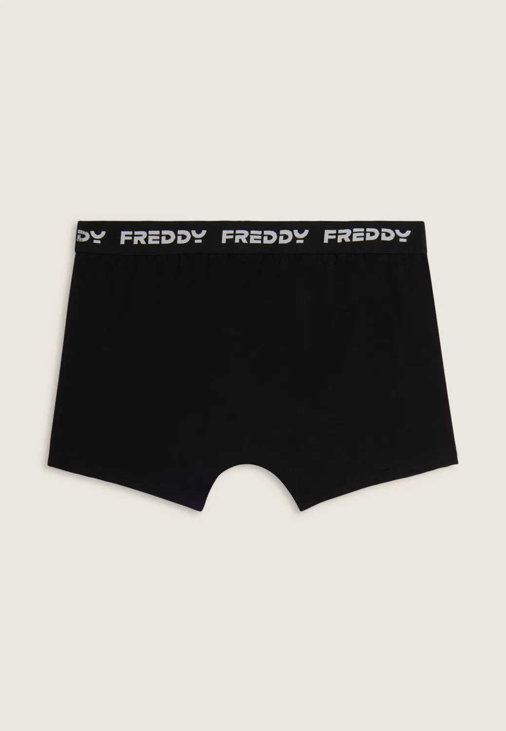 Freddy Boxer Herren Schwarz eng mit Jacquardbund