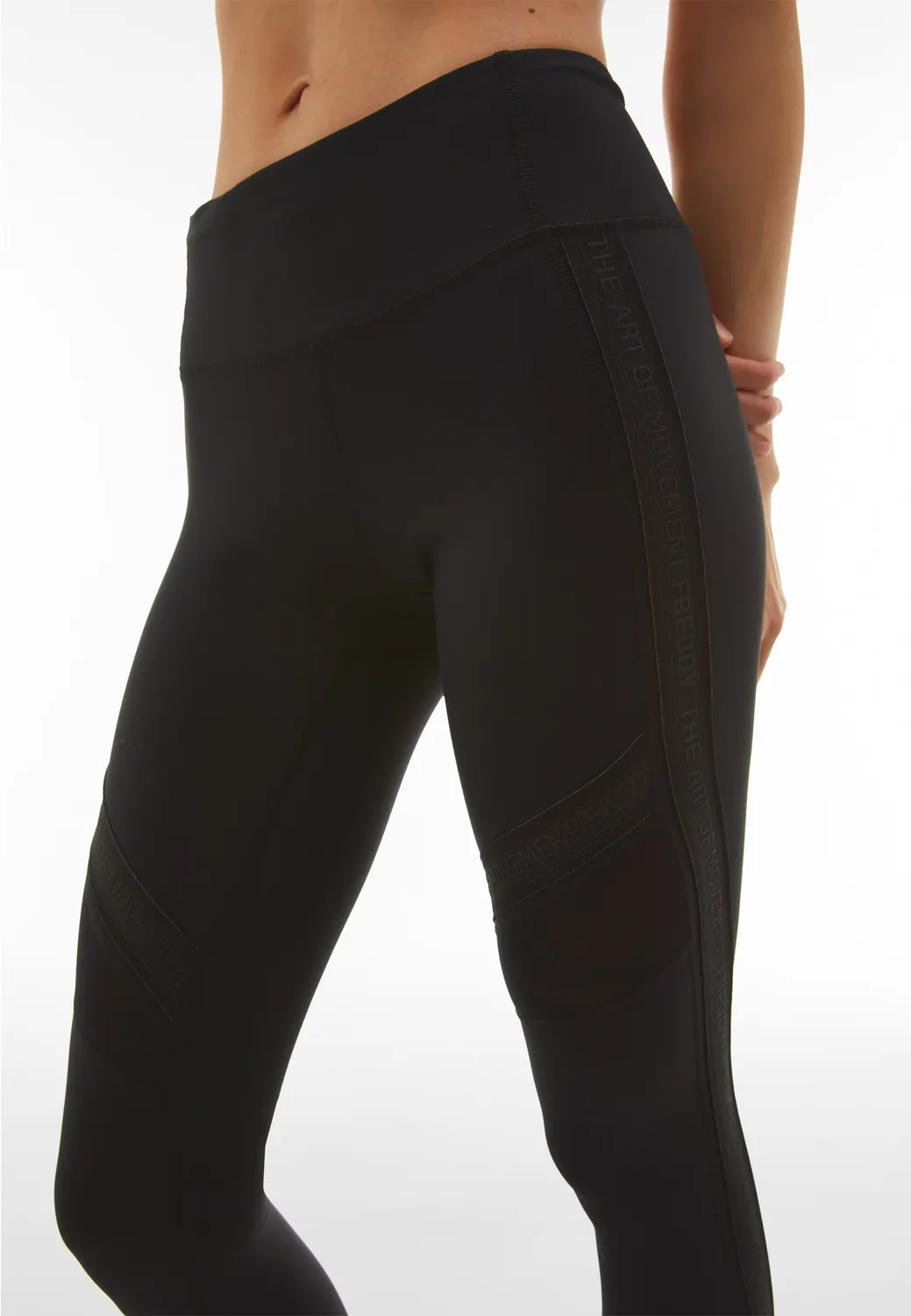 Freddy SuperFit 7/8 Leggings Mesh Nero modellierend