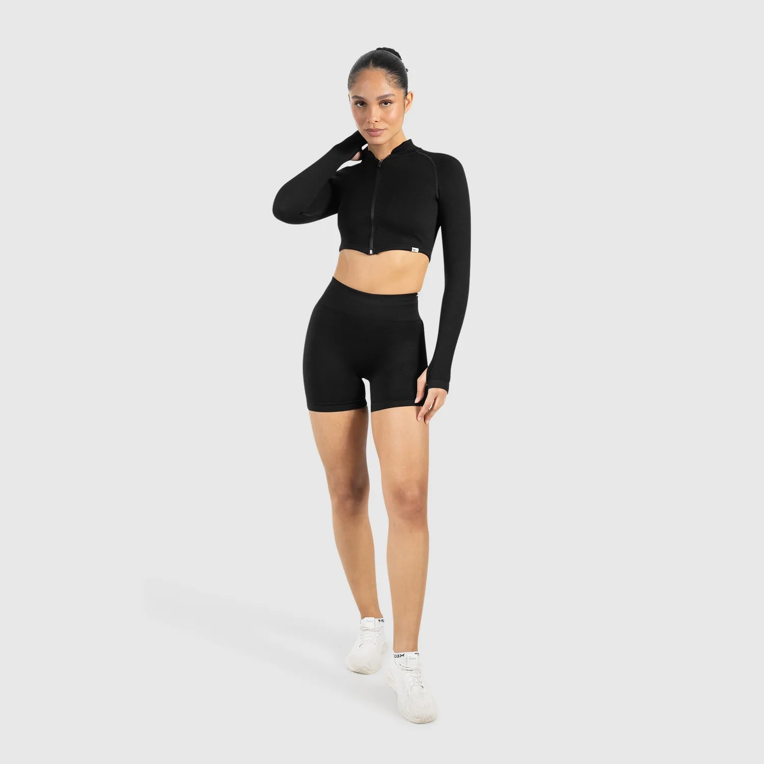 Smilodox Amaze Pro Harly Shorts Damen Schwarz High-Waist