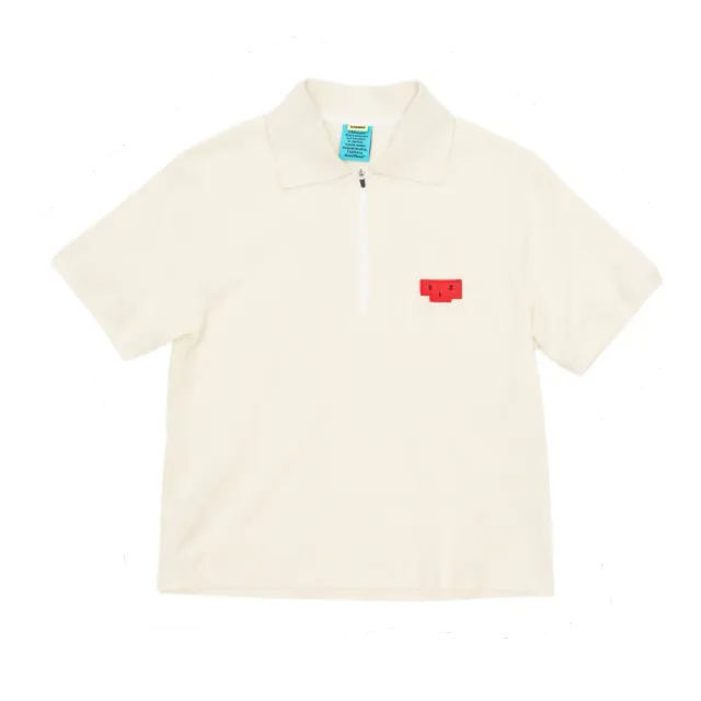 UNNA Polo Run Shirt Poloshirt Vanilla White Bio