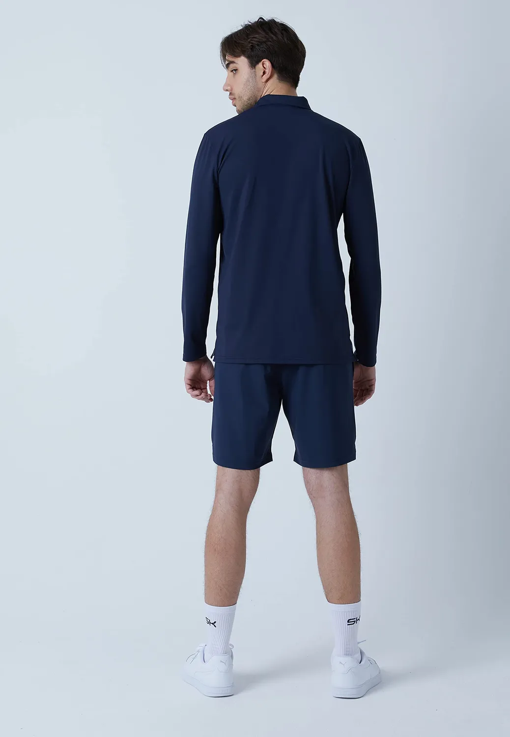 SPORTKIND Tennis Poloshirt Langarm Jungen UPF 50+ Stretch