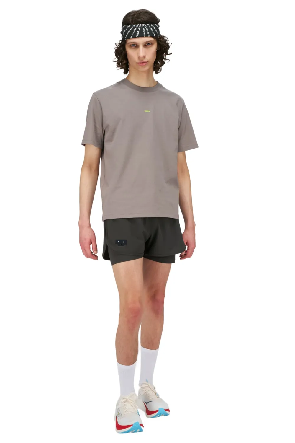 UNNA Flow Shorts 3" Laufshorts Dark Grey Herren
