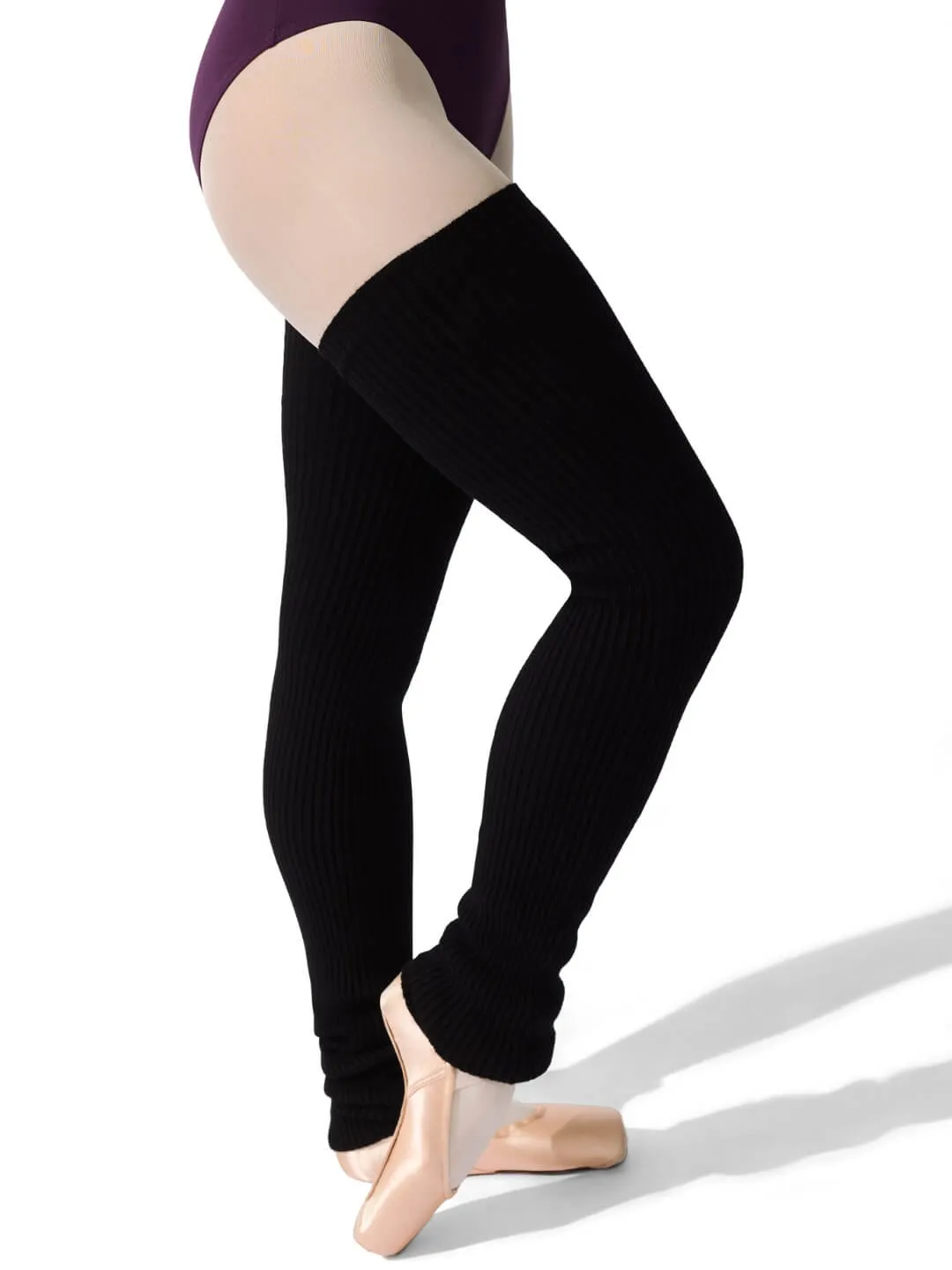 Capezio Class CK10953W Legwarmer 91 cm Schwarz Strick