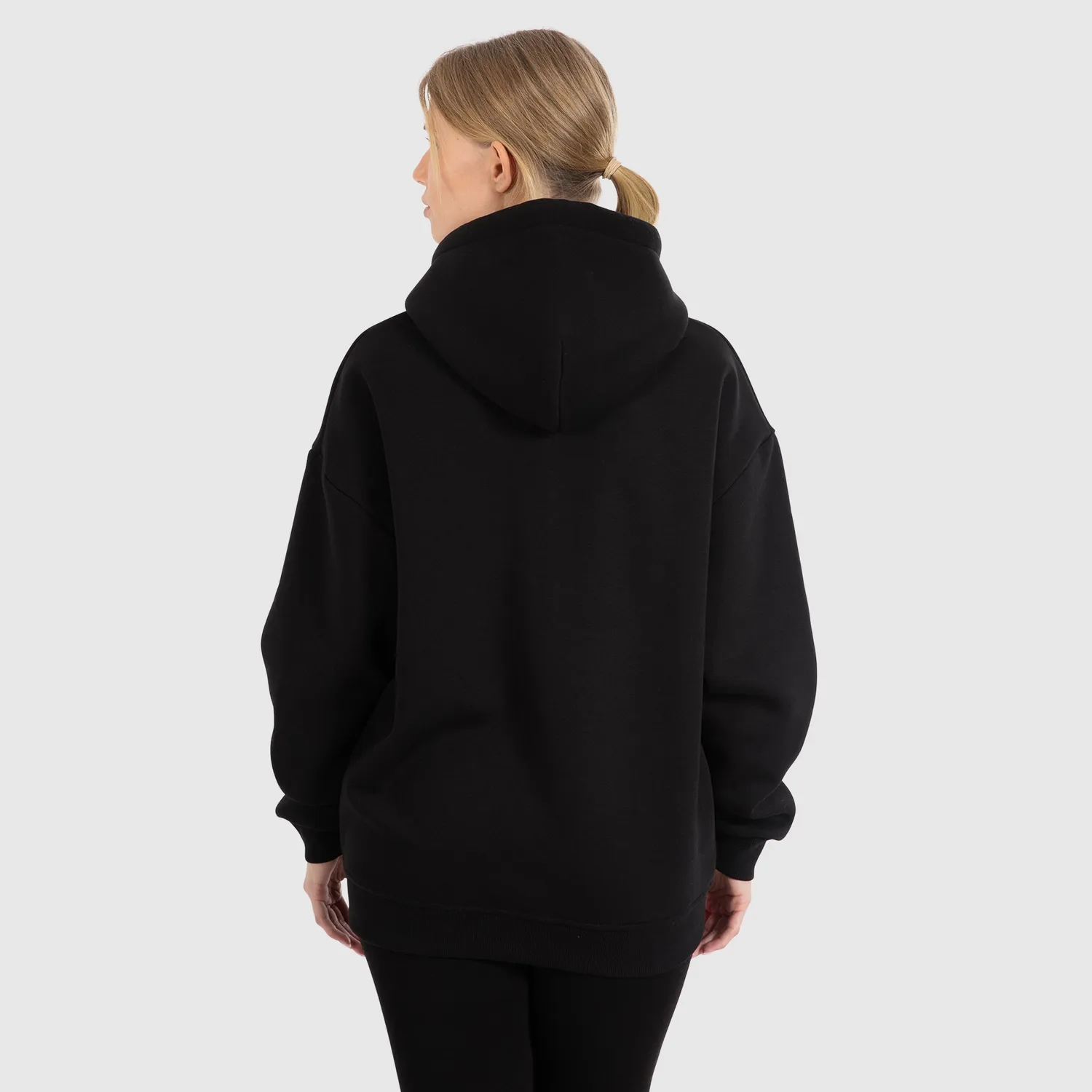 Smilodox Sorea Eda Zip Hoodie Schwarz Oversize