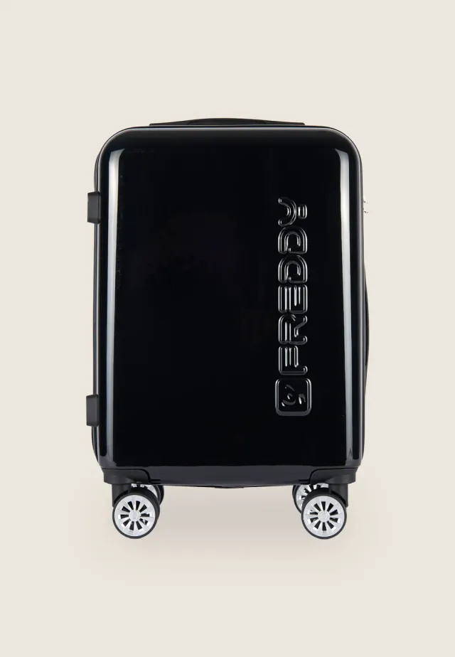 Freddy Kabinen-Trolley ABS Schwarz Glanz 30L