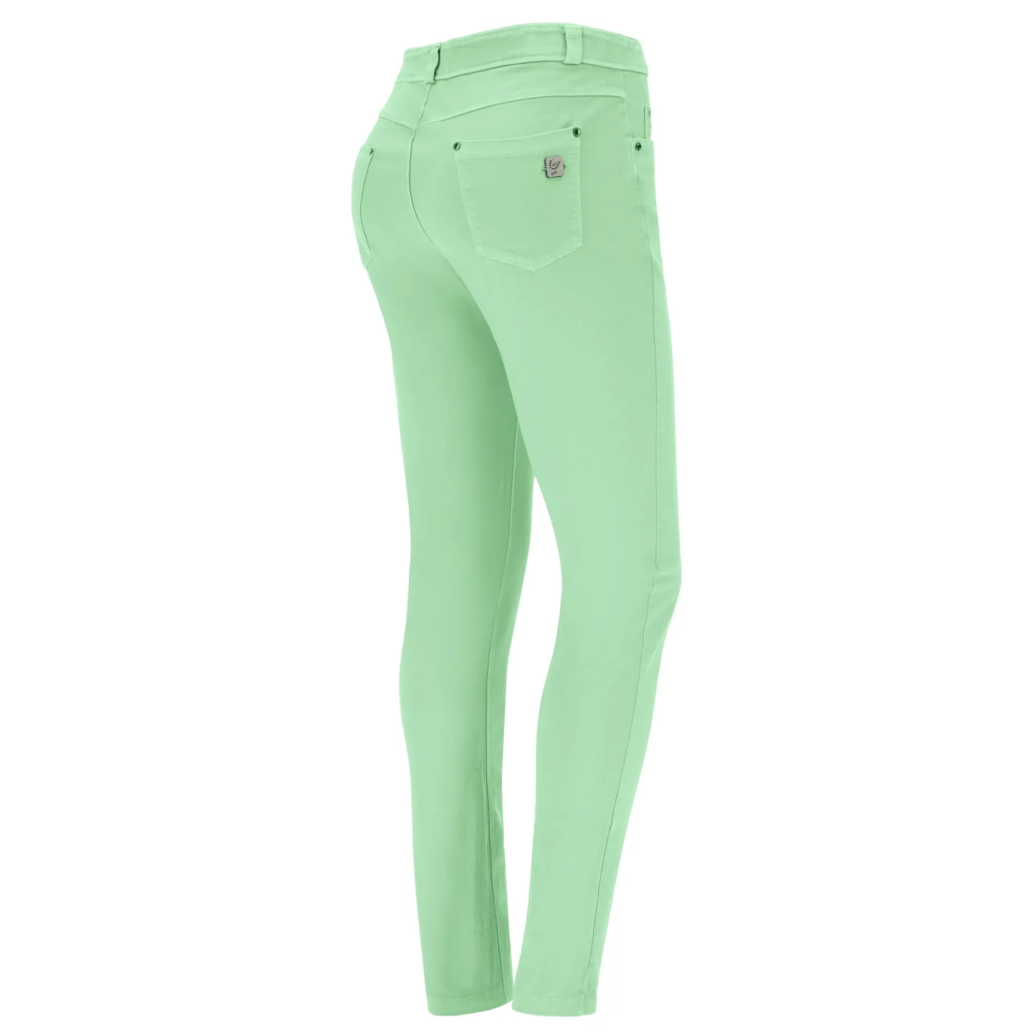 Freddy Black Slim Jeans Green Ash Stretch Fünftaschen