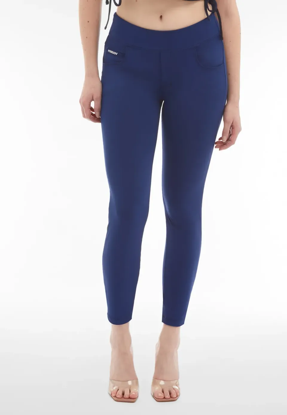 Freddy N.O.W. Leggings Saphirblau Superskinny 7/8