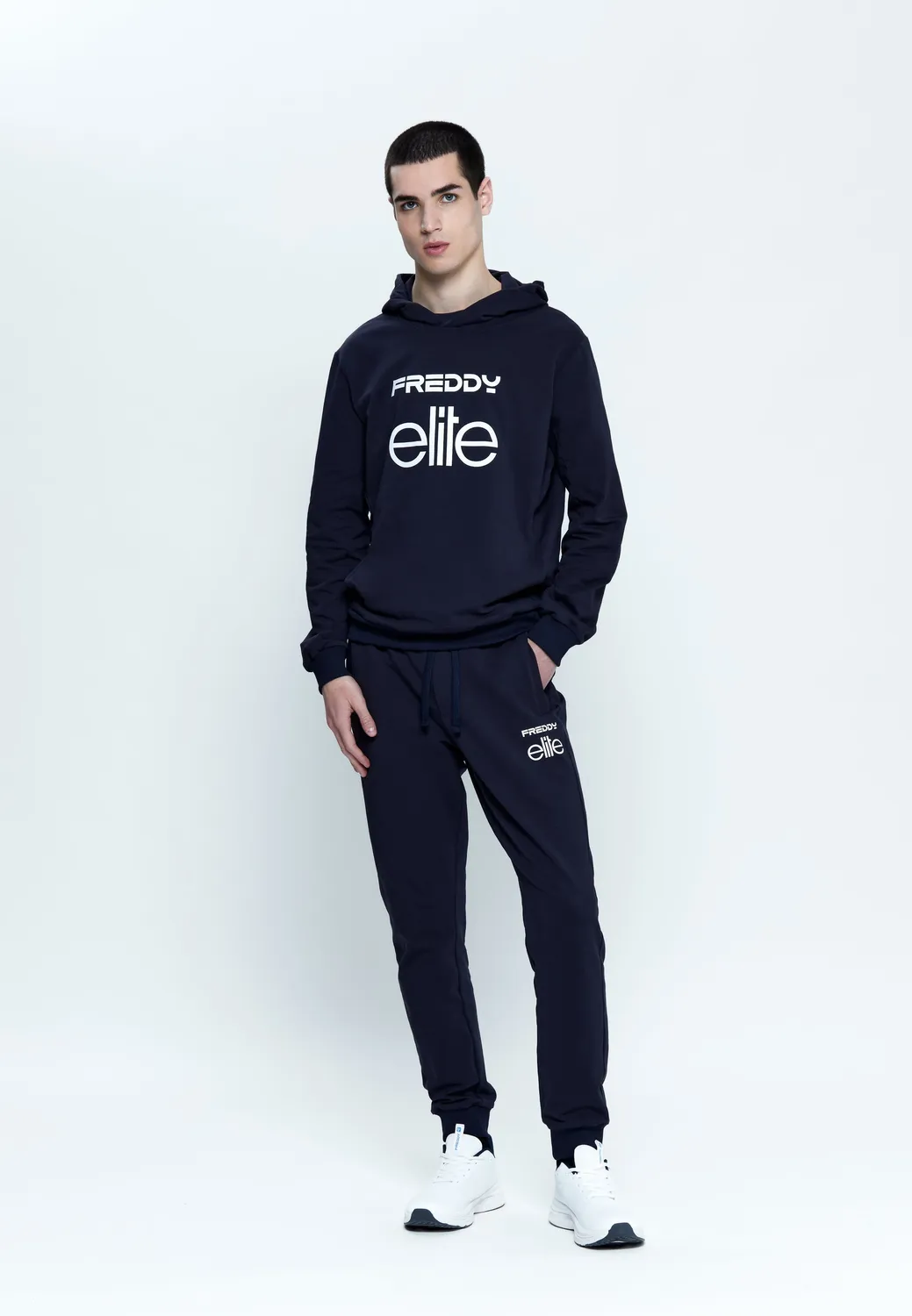 Freddy Elite Kapuzen-Hoodie Herren Dark Sapphire Baumwolle