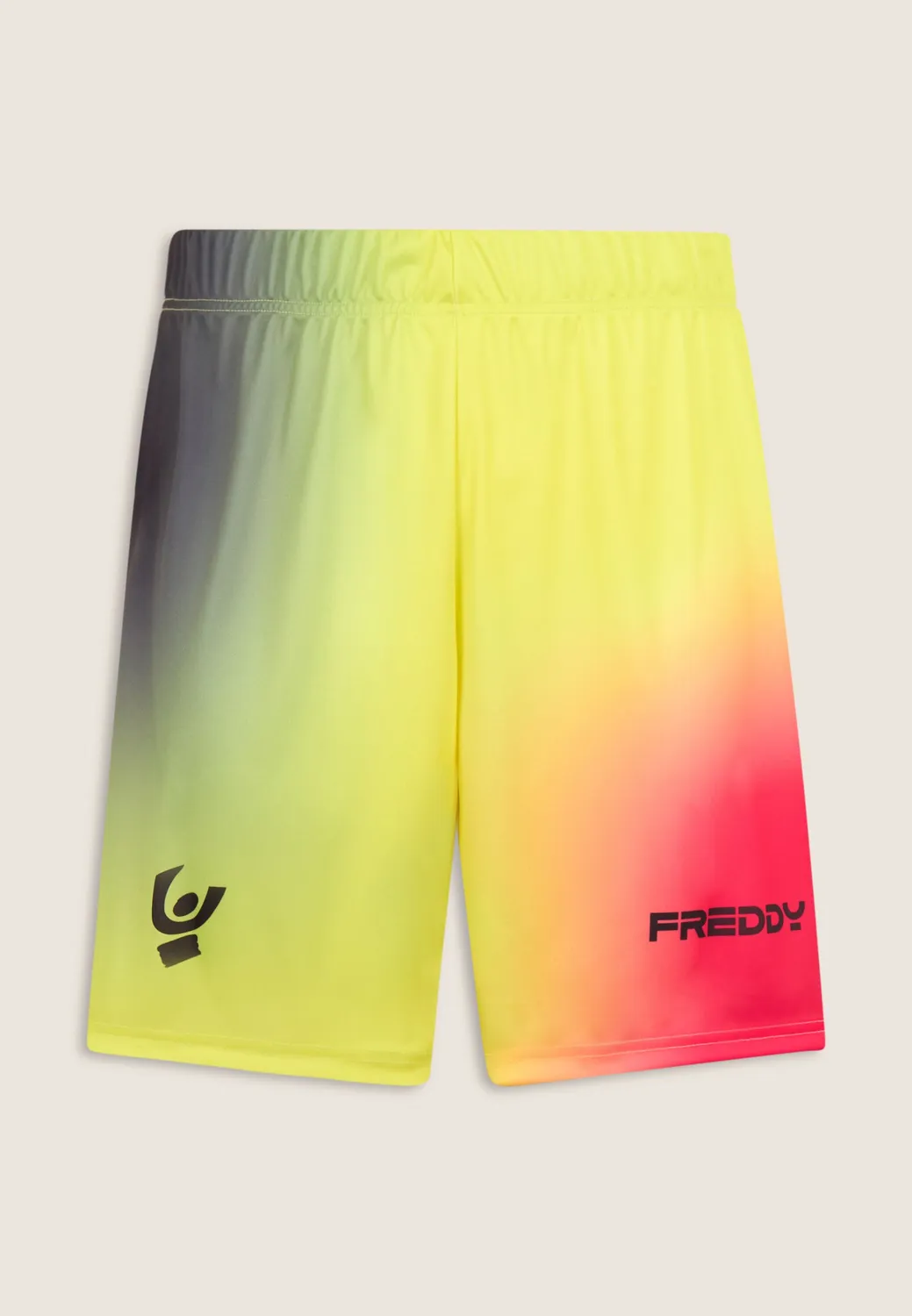 Freddy Beachvolleyball Shorts Herren Polyester Weiß elastisch