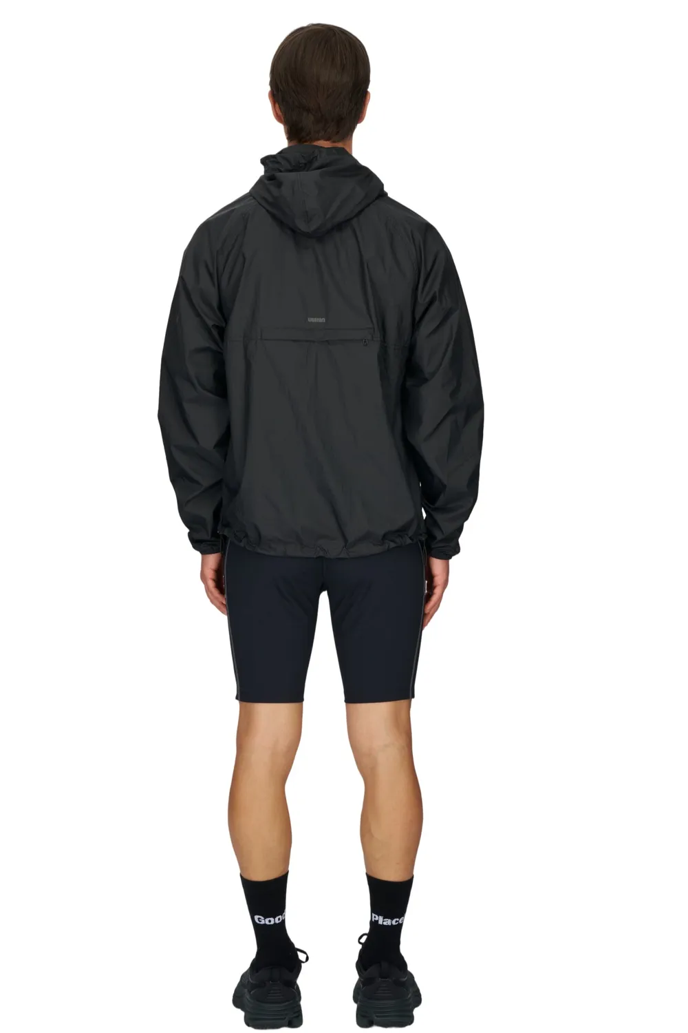 UNNA Smiles Run Jacket Laufjacke Schwarz winddicht