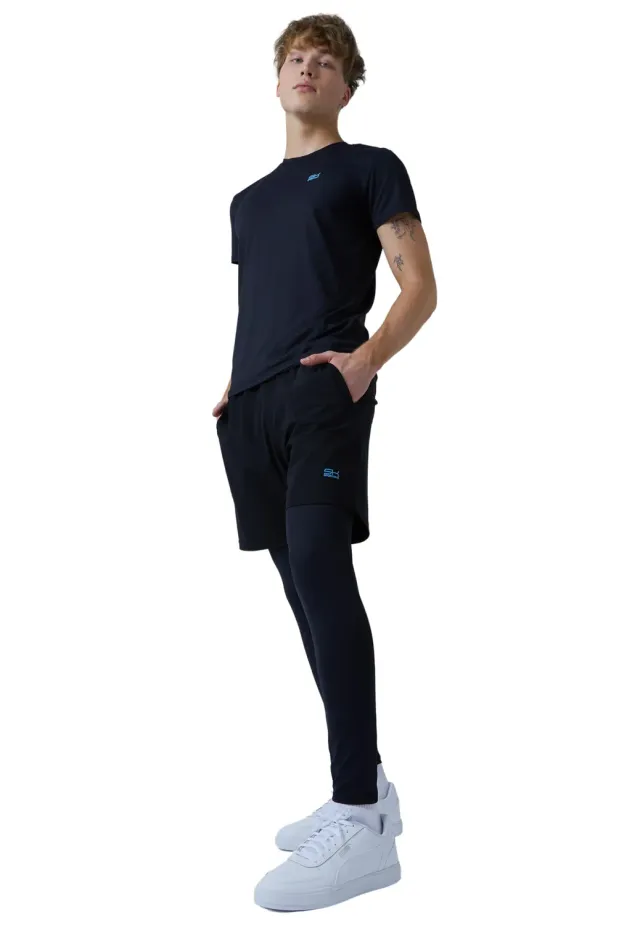 SPORTKIND 2-in-1 Shorts Leggings Gr.152 Taschen UV-Schutz