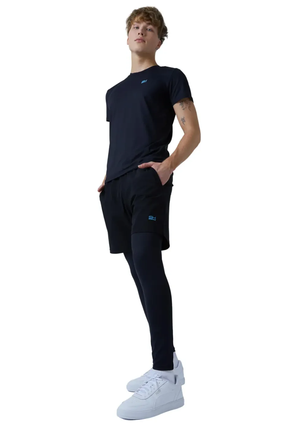 SPORTKIND 2-in-1 Shorts Leggings Gr.152 Taschen UV-Schutz