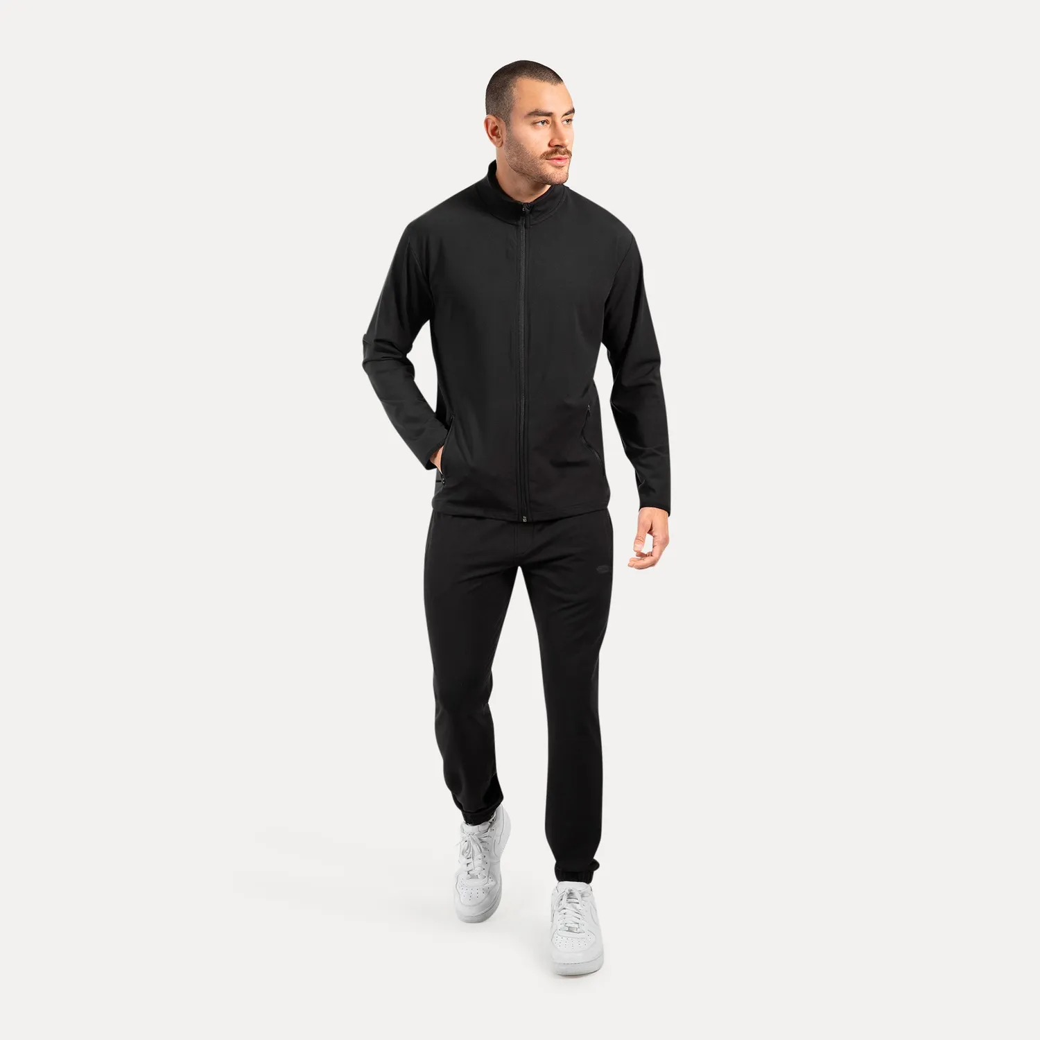 Smilodox Delian Jogginghose Herren Schwarz Regular Fit