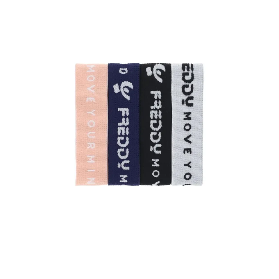 Freddy Armbänder Set 4 Stück Bunt Elastik Logo