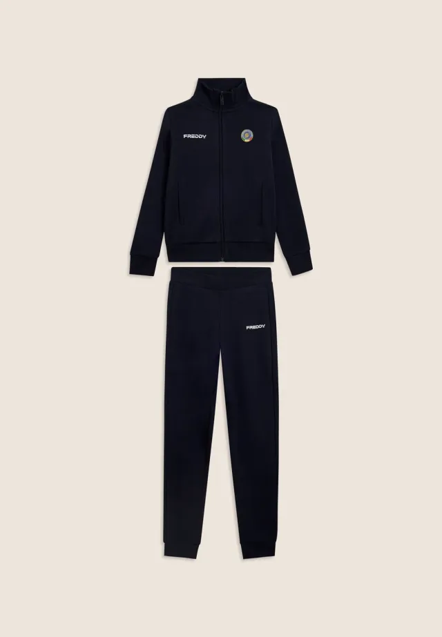 Freddy FGI Trainingsanzug Mädchen navy B94 FGI-Set