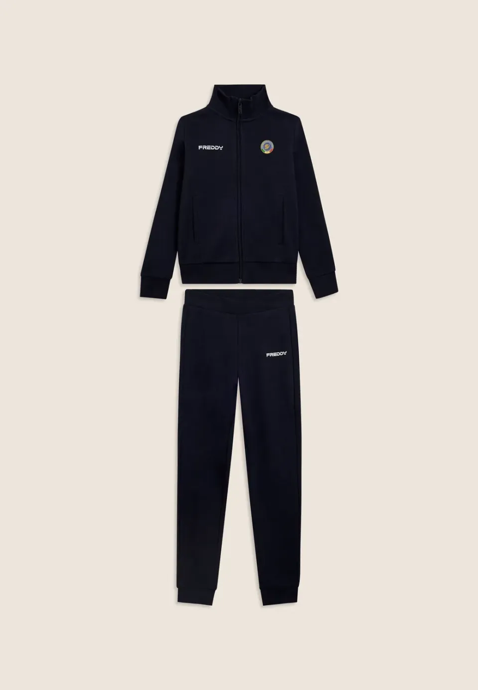 Freddy FGI Trainingsanzug Mädchen navy B94 FGI-Set