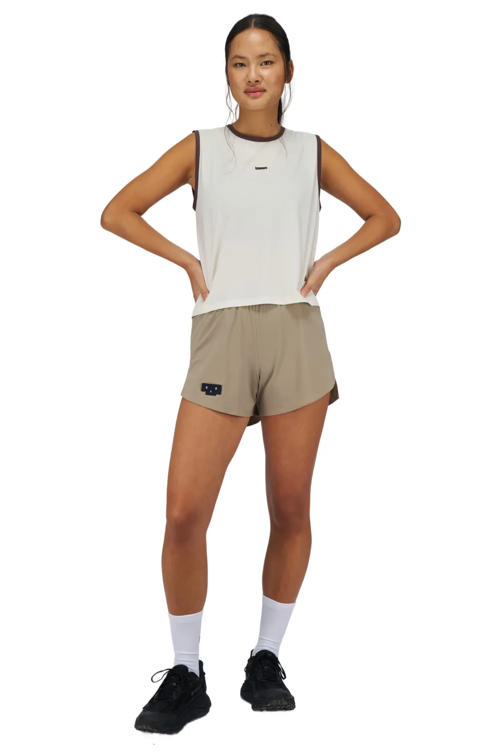 UNNA Light Tank Tanktop Damen Altweiß elastisch