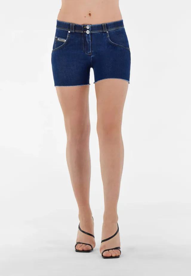 Freddy WR.UP Push-up Denim Shorts dunkelblau