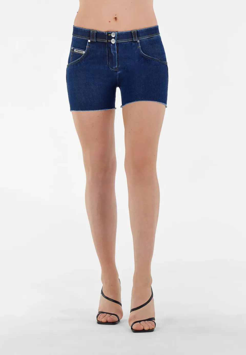 Freddy WR.UP Push-up Denim Shorts dunkelblau