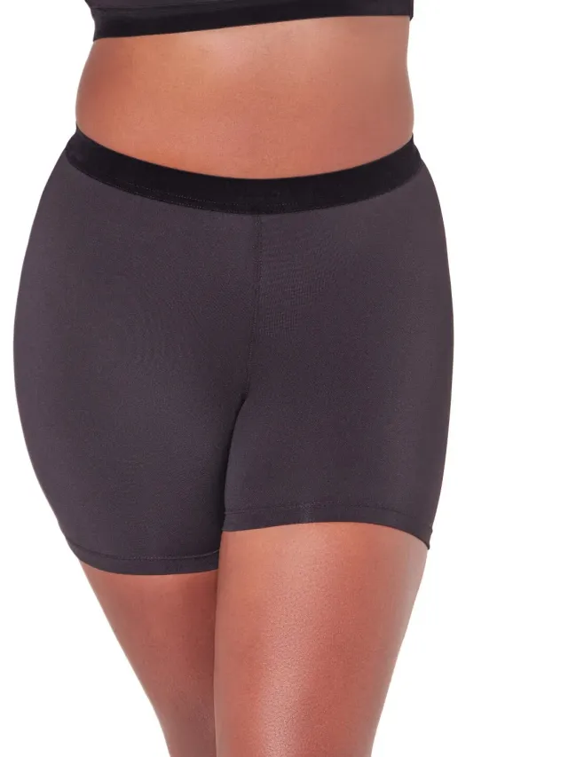 Capezio F12405W Glamour Shorts Schwarz Samtbund