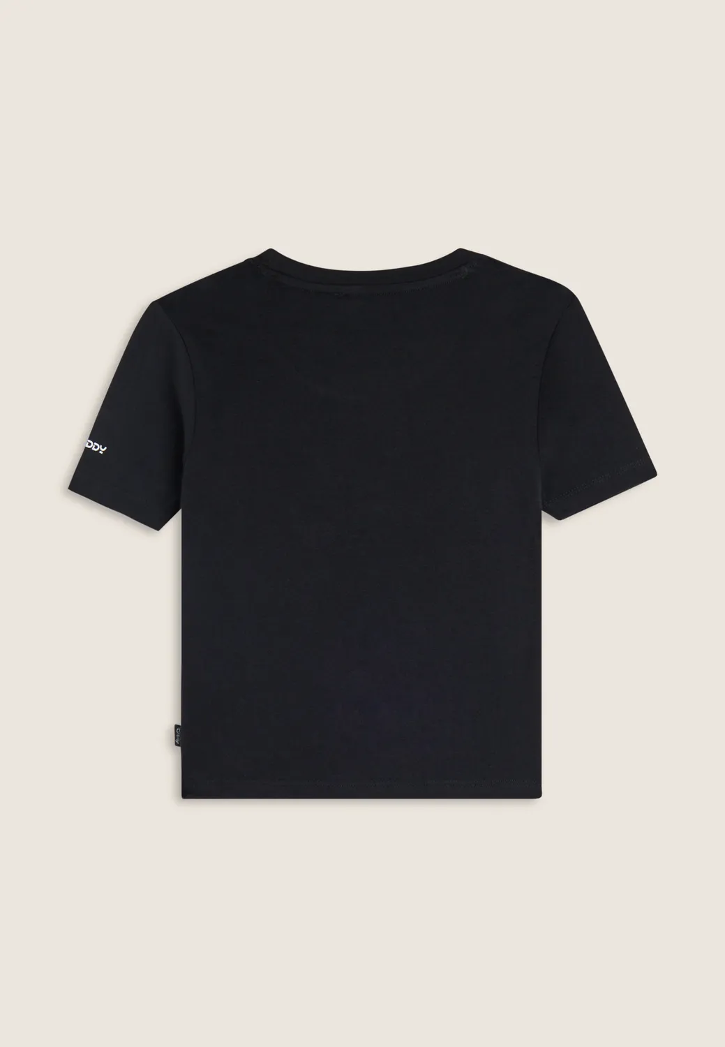 Freddy Mickey T-Shirt cropped Slim Schwarz