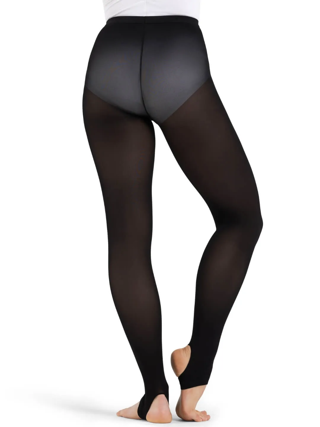 Capezio Ultra Hold N145 Stegstrumpfhose Schwarz M matt