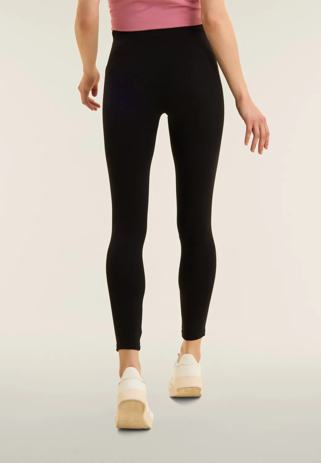 Freddy 7/8 Glitter Logo Leggings Schwarz Baumwolle