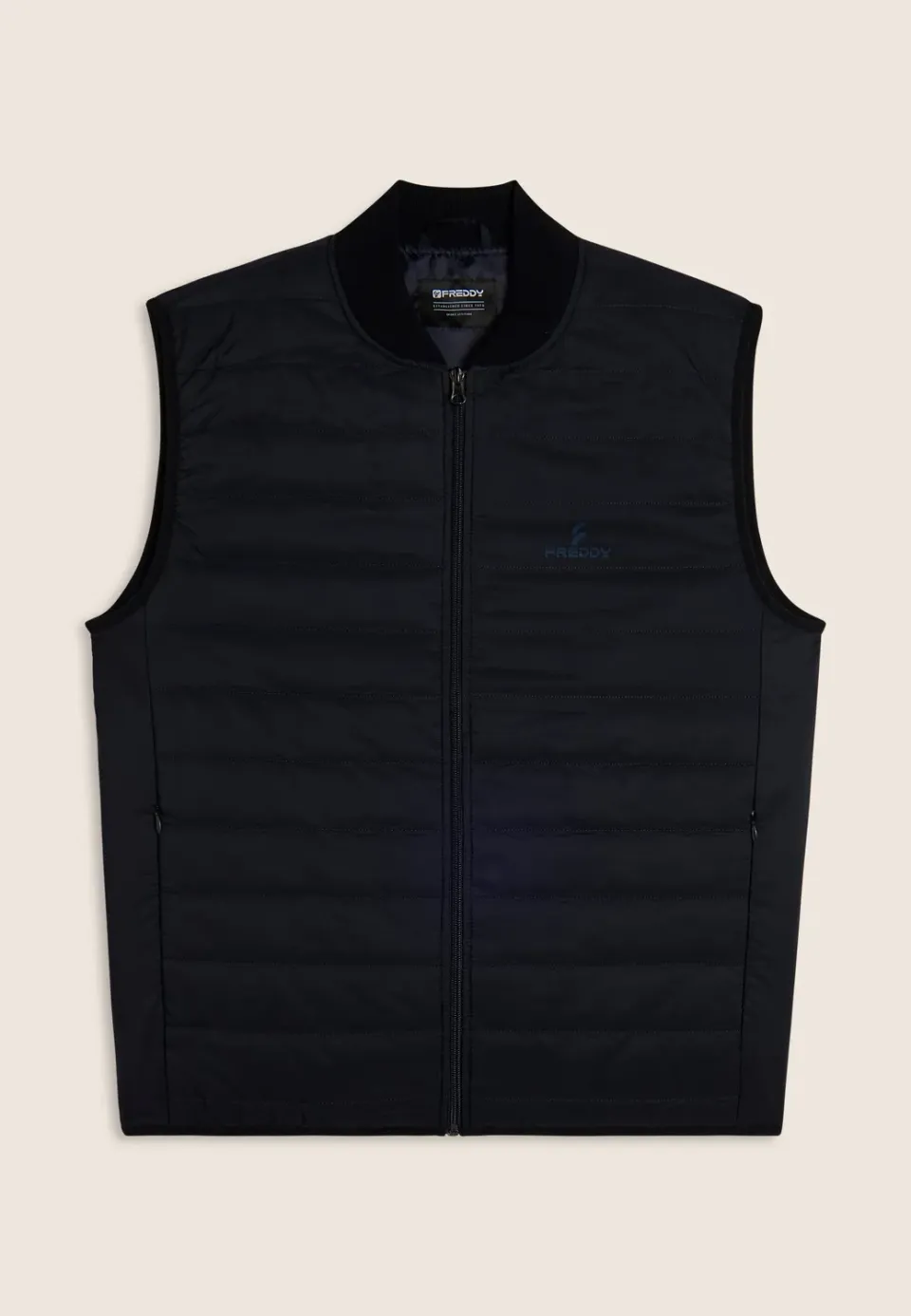 Freddy Steppweste Dress Blue ärmellos leicht