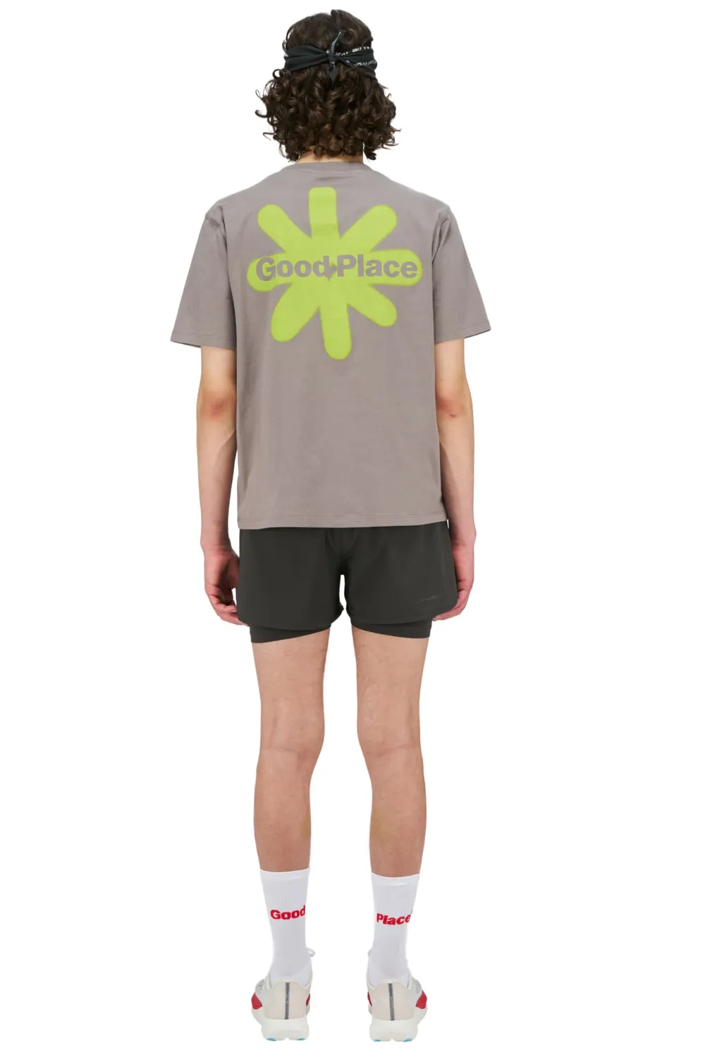 UNNA Flow Shorts 3" Laufshorts Dark Grey Herren