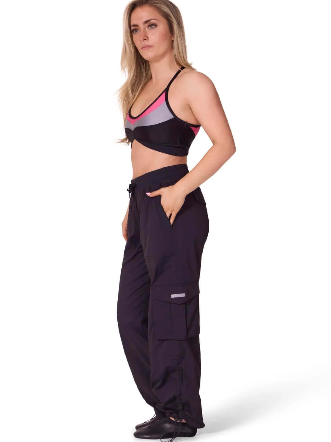 Capezio Dance Dynamics F12555W Jogger Schwarz Cargo