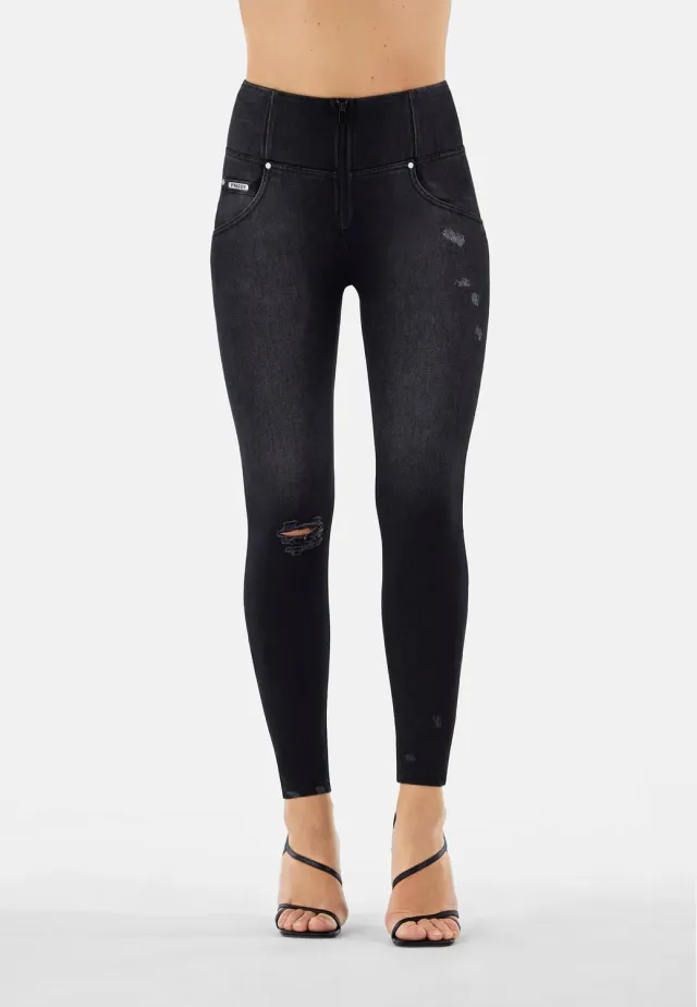 Freddy WR.UP Jeans Superskinny High Waist Schwarz XS