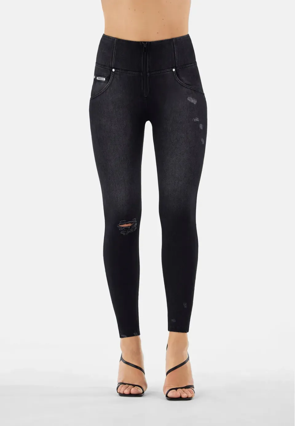 Freddy WR.UP Jeans Superskinny High Waist Schwarz XS