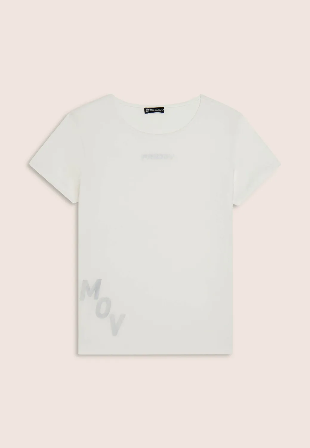 Freddy MOV T-Shirt Anthrazit Regular Jersey