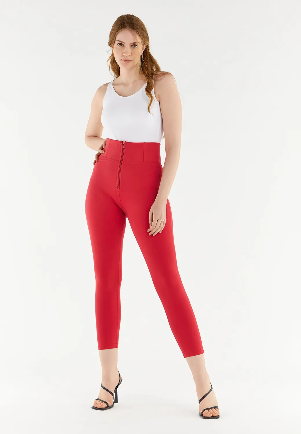 Freddy WR.UP Curvy Hose 7/8 Schwarz High Waist Push-up