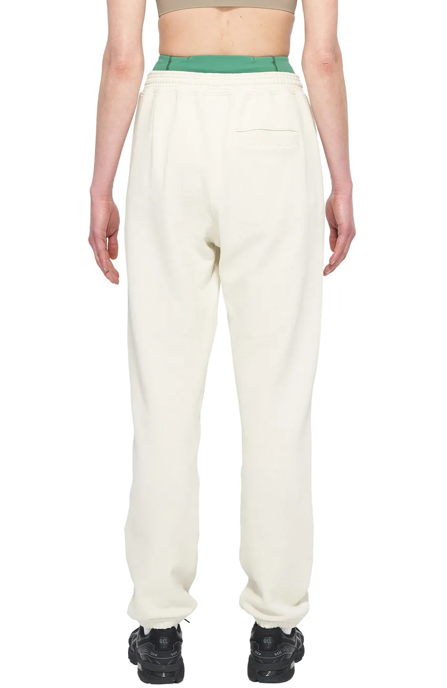 UNNA Slow Motion Joggers Jogginghose Vanilla White
