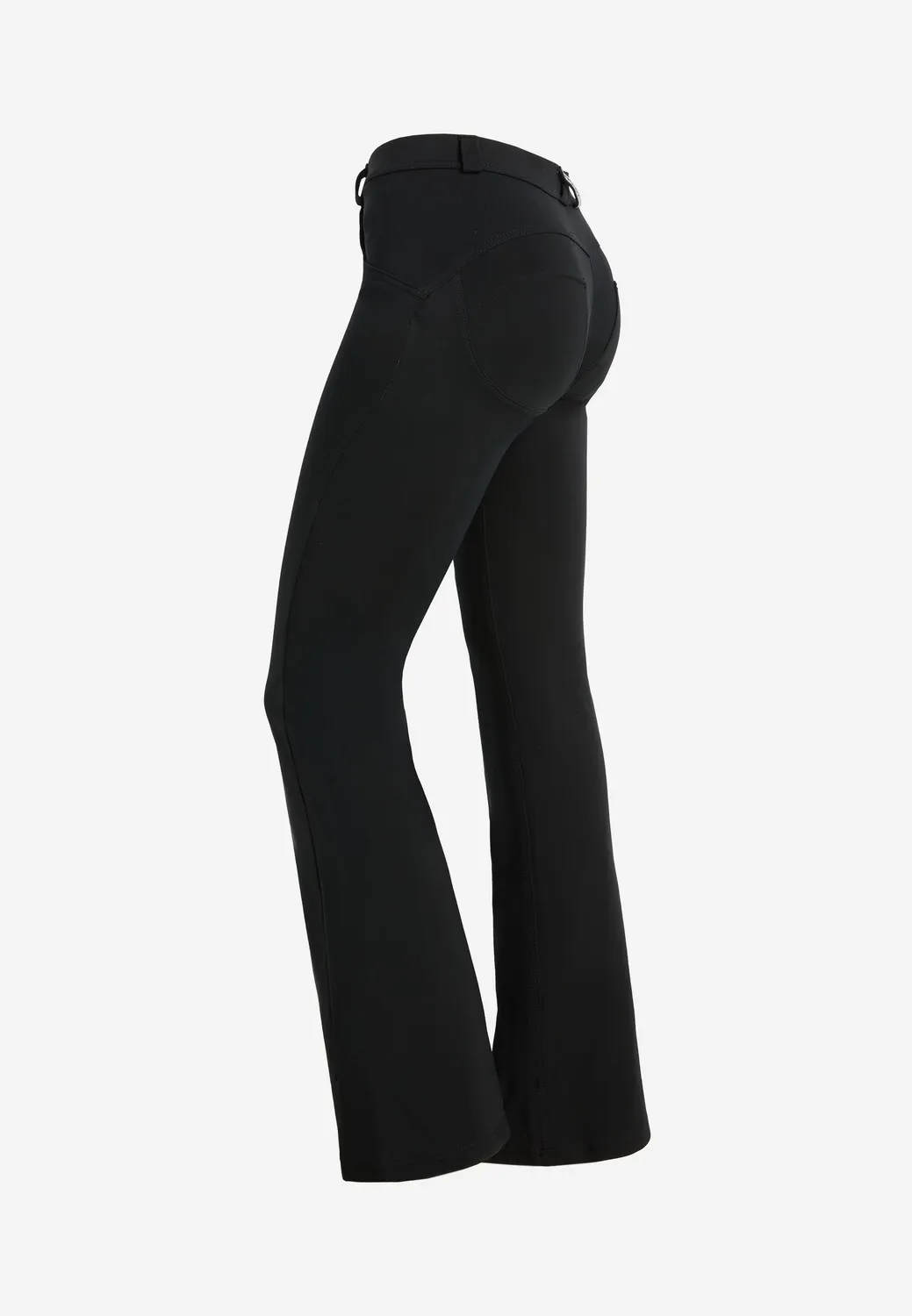 Freddy WR.UP Vita Regular Flare Leggings Schwarz Baumwolle Push-Up