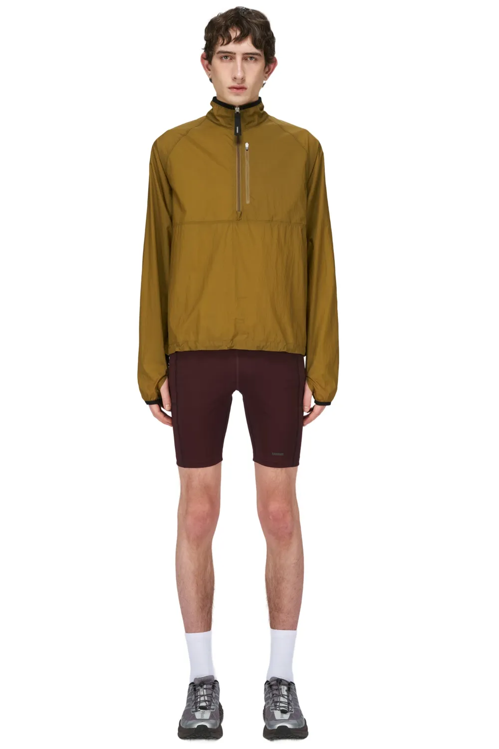 UNNA Smiles Windstopper Laufjacke Gold Olive Herren