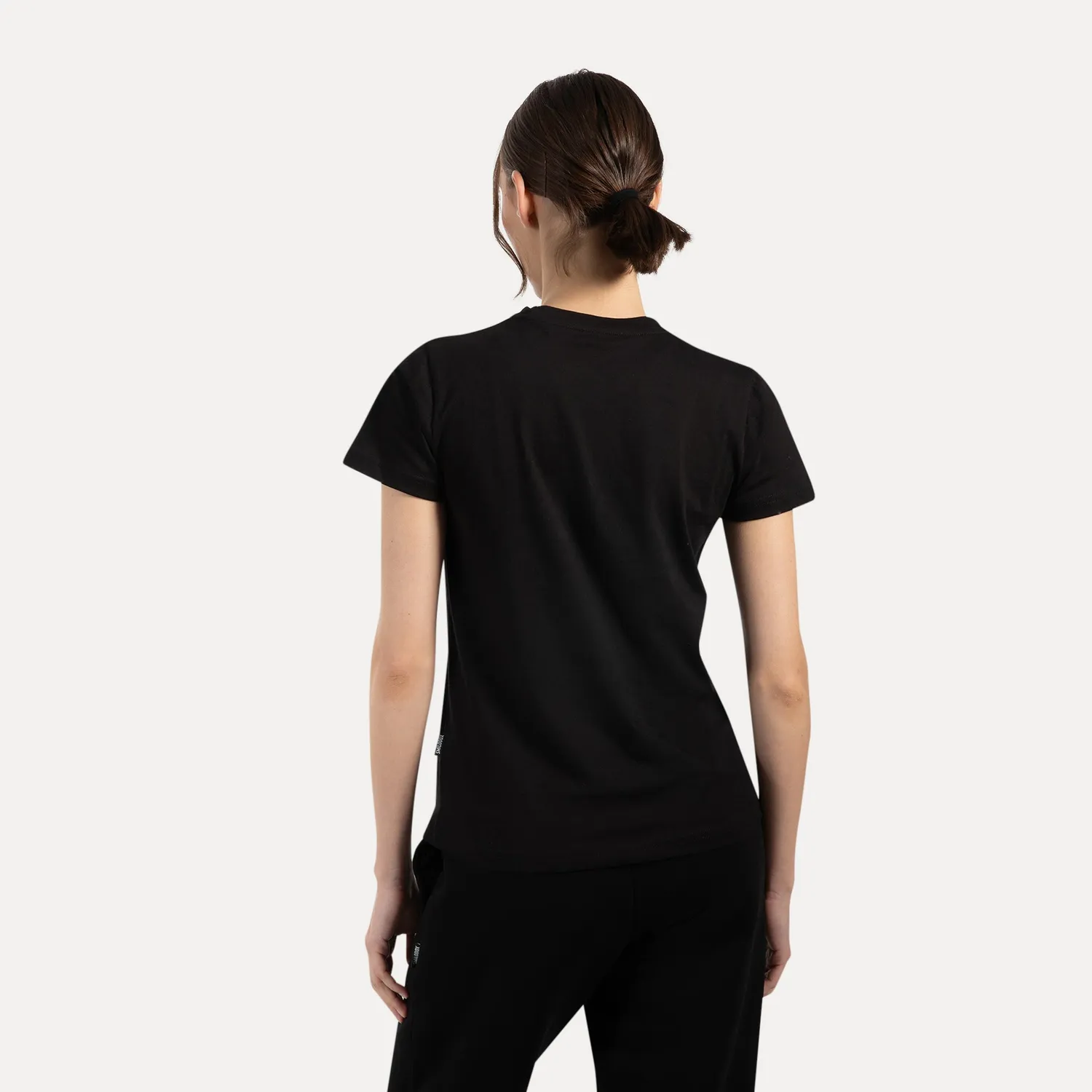 Smilodox Laurena T-Shirt Damen Schwarz Regular Fit