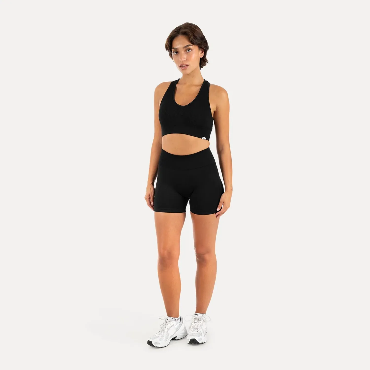 Smilodox Priska Pro Shorts Damen Schwarz Seamless
