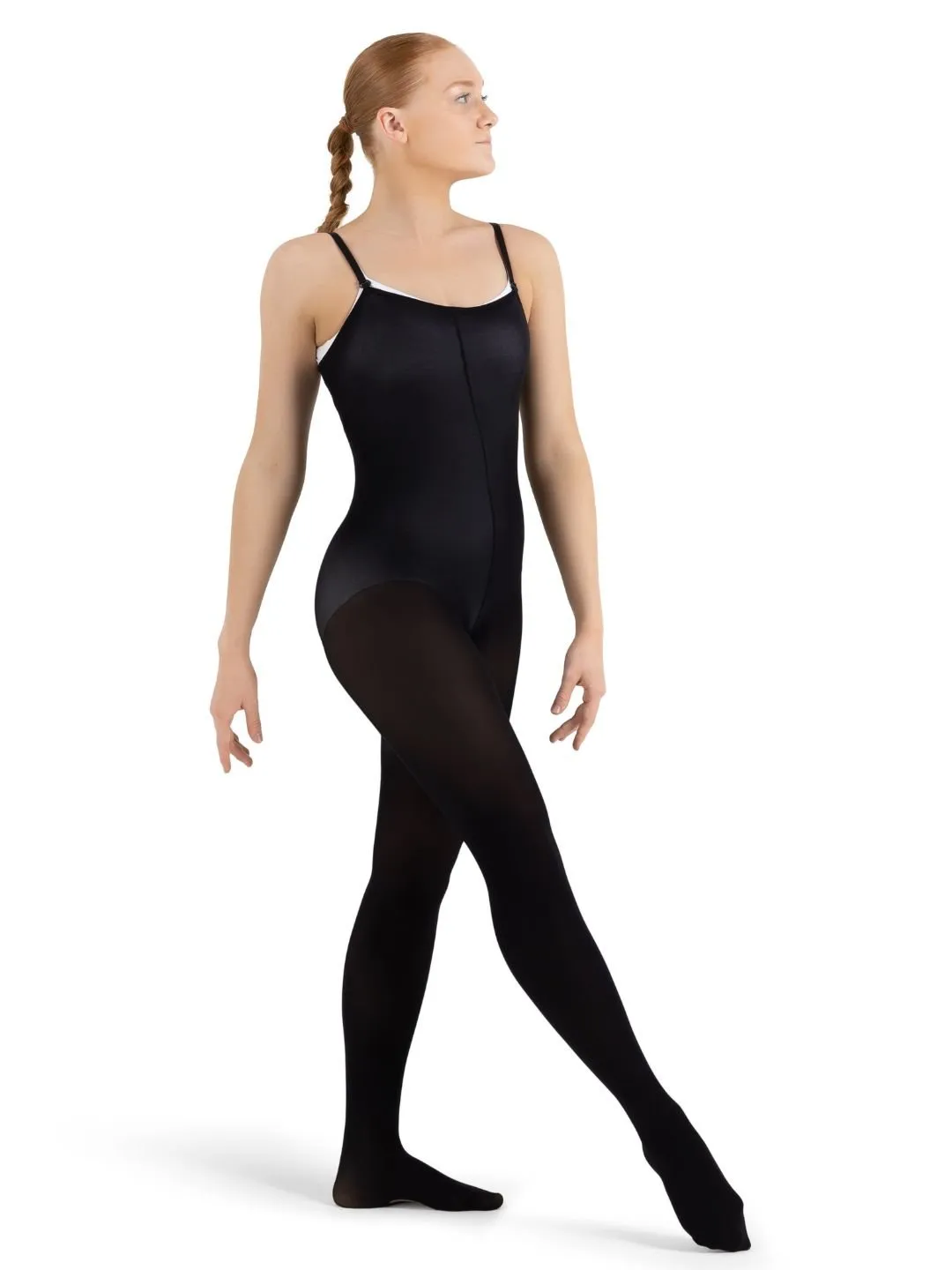 Capezio Ultra Soft 1811W Convertible Bodytights Schwarz blickdicht