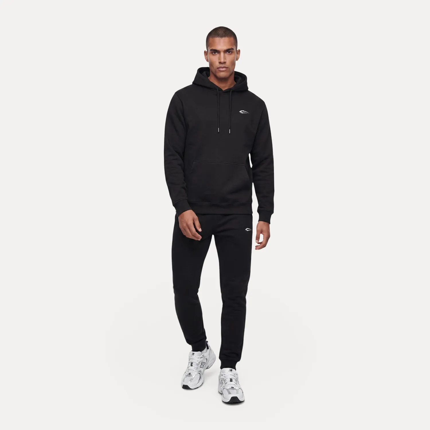 Smilodox Sorea Tammo Jogginghose Herren Schwarz Baumwolle