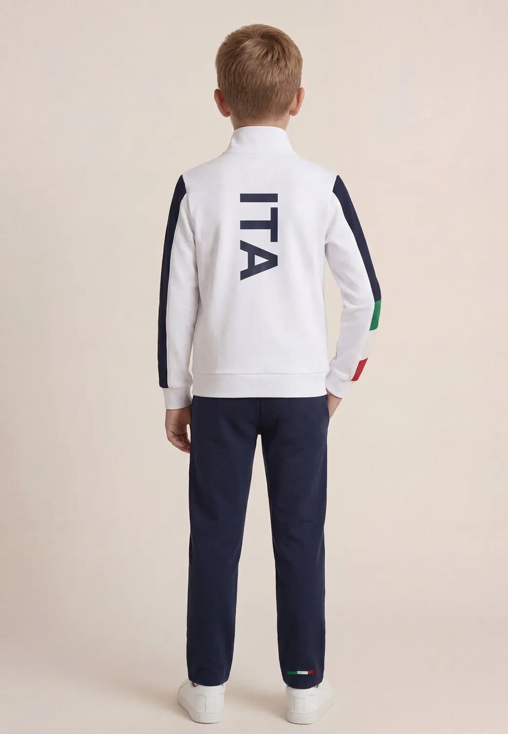 Freddy FGI Italia Trainingsanzug Junior Weiß-Blau