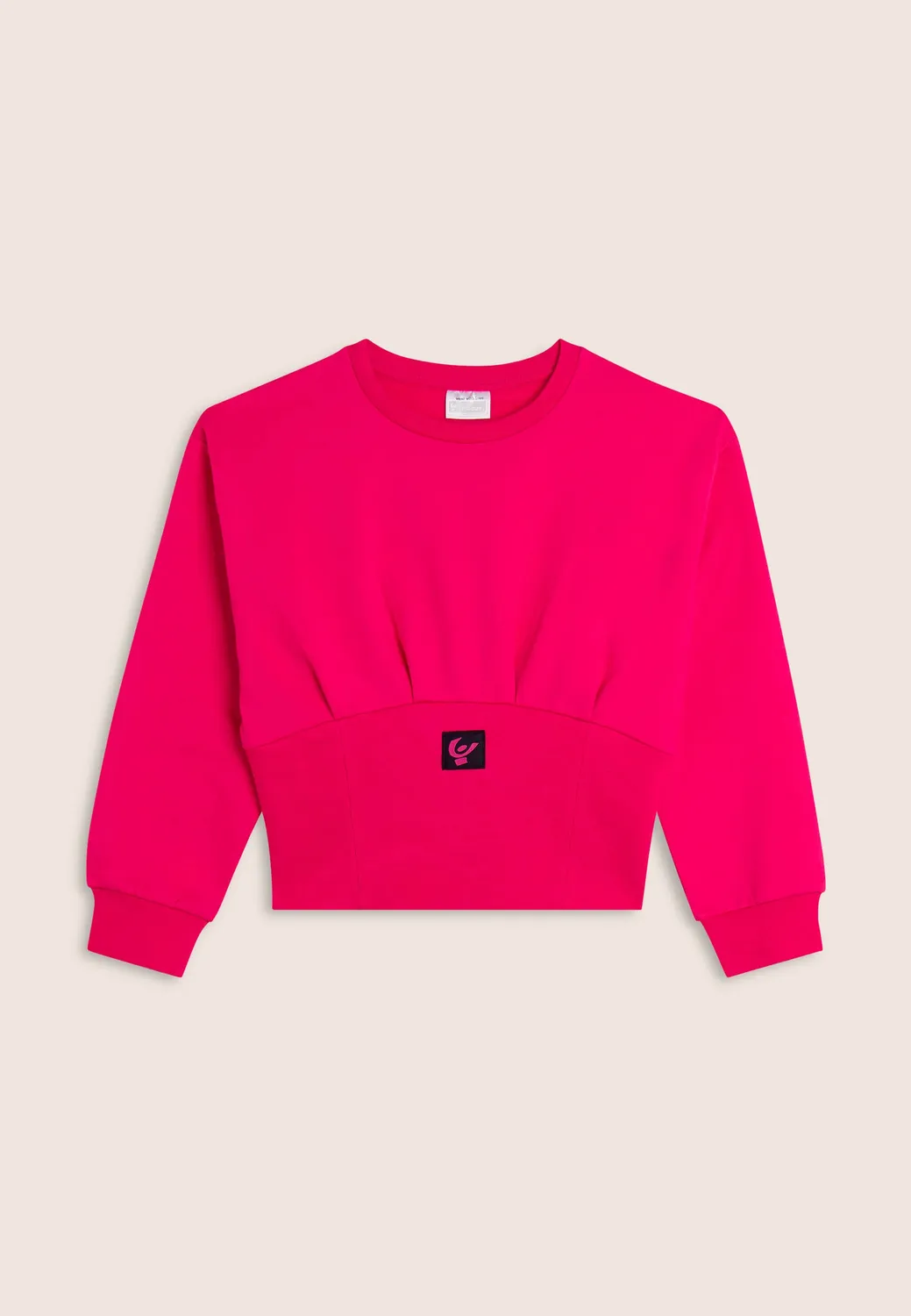 Freddy Cropped Sweatshirt Mädchen Rippbündchen