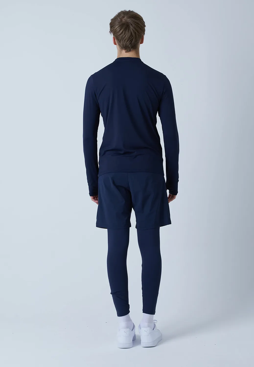 SPORTKIND Langarm Funktionsshirt Herren mit Daumenloch UV-Schutz