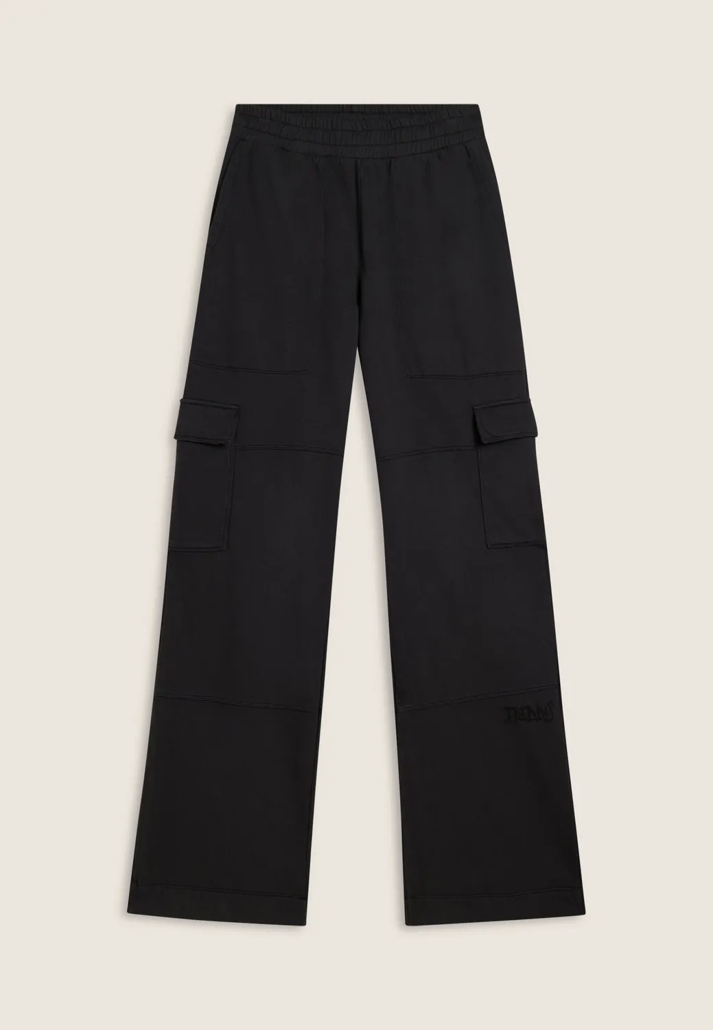 Freddy Cargo Sweathose Gray Asphalt Wide Leg
